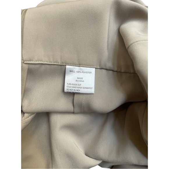 SHONA JOY Gray Draped Midi Slip Dress | Spaghetti Straps size 2 - Picture 9 of 9